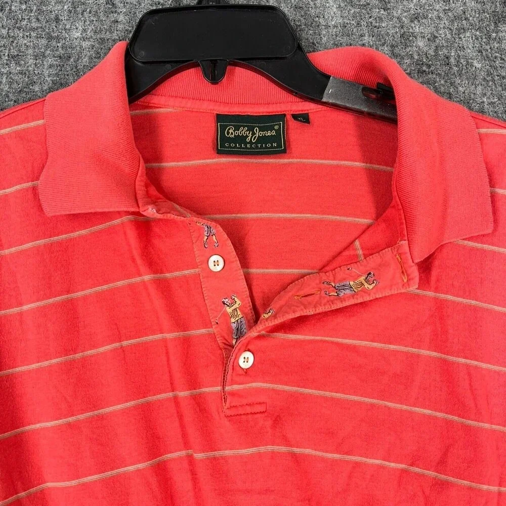 Bobby Jones Collection Mens‎ XL Polo Shirt Made Italy Classic Luxury Casualwear